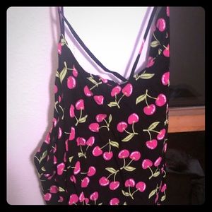 Women’s top. Gently used. Cherries. Super cute
